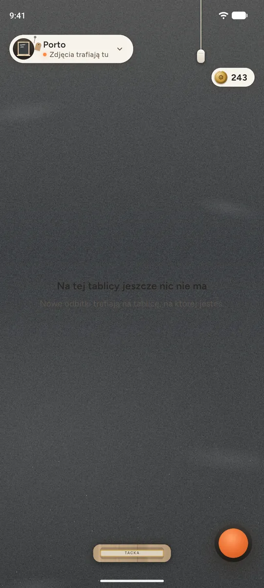 Nowa wspólna tablica „Porto, czerwiec” w Corkie, jeszcze pusta